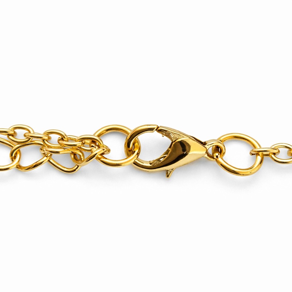 Paparazzi A Mother's Love Gold Heart Necklace Crystal Accent Lobster Clasp - Picture 5 of 5